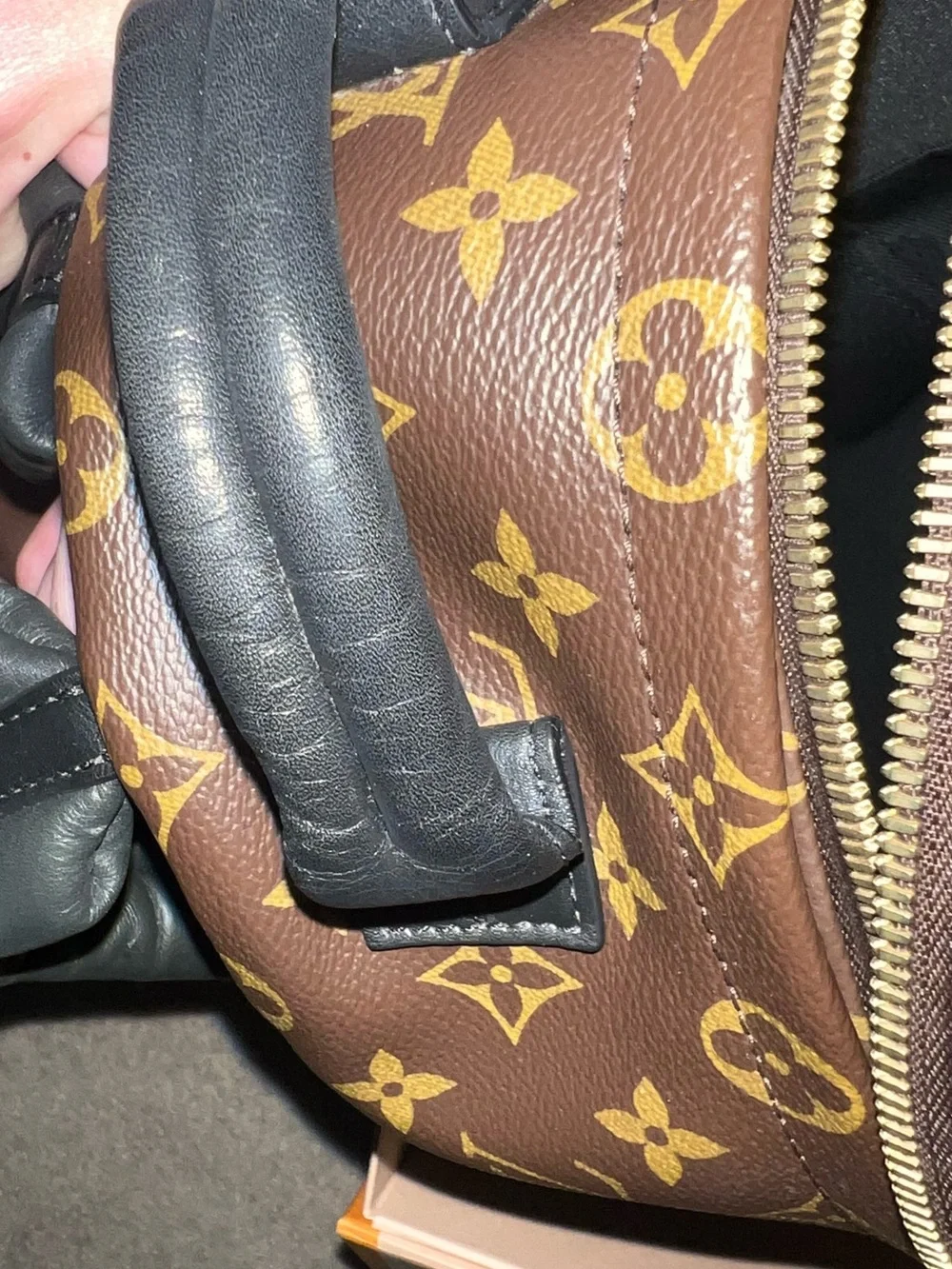 Louis Vuitton Orange and White Branded Box with Price Tag